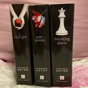 Three twilight hardcover books